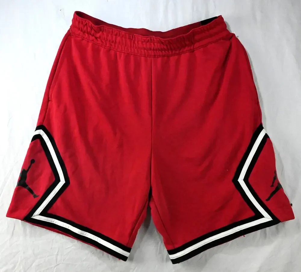 Air Jordan Jumpman Fleece Diamond Shorts Men's Large CV7317-687 NWT